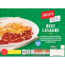Jack's Beef Lasagne 400g